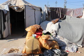 Laylan camp - belongings