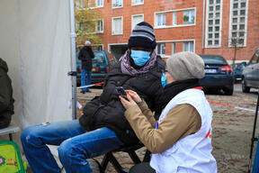 Second wave of Covid-19: MSF's mobile clinic in Paris