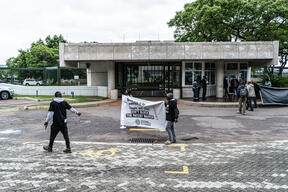 TRIPS Waiver Embassy Protest