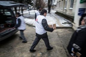 Conflict effect on population. Donetsk region, Ukraine JAN 2015