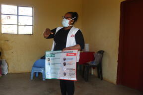 Health promotion, community outreach session