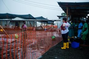 Ebola case management centre ELWA3 - Liberia - August 30-31, 2014