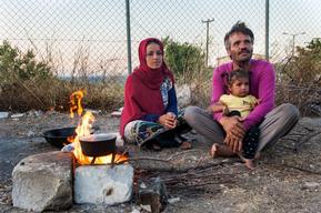 Camps in Lesbos, Greece