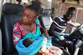 Baby Nubia Is Released From MSF Clinic in Conakry