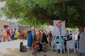 IDP camp in Maiduguri, Borno state