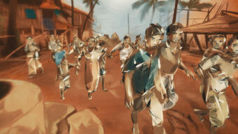LAS | ILLUSTRATION (PNG) | FLEEING VIOLENCE