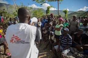Aid Drops In Remote Areas Of Haiti