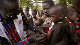 MUAC outside Pibor, South Sudan