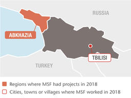 MSF projects in Georgia, 2018 - EN