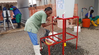 Centre de Traitement des Épidémies de Nongo, à Conakry