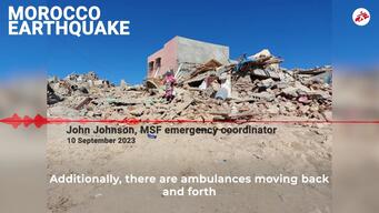 MOROCCO EARTHQUAKE ITV JOHN JOHNSON ECOORDO (ENG)