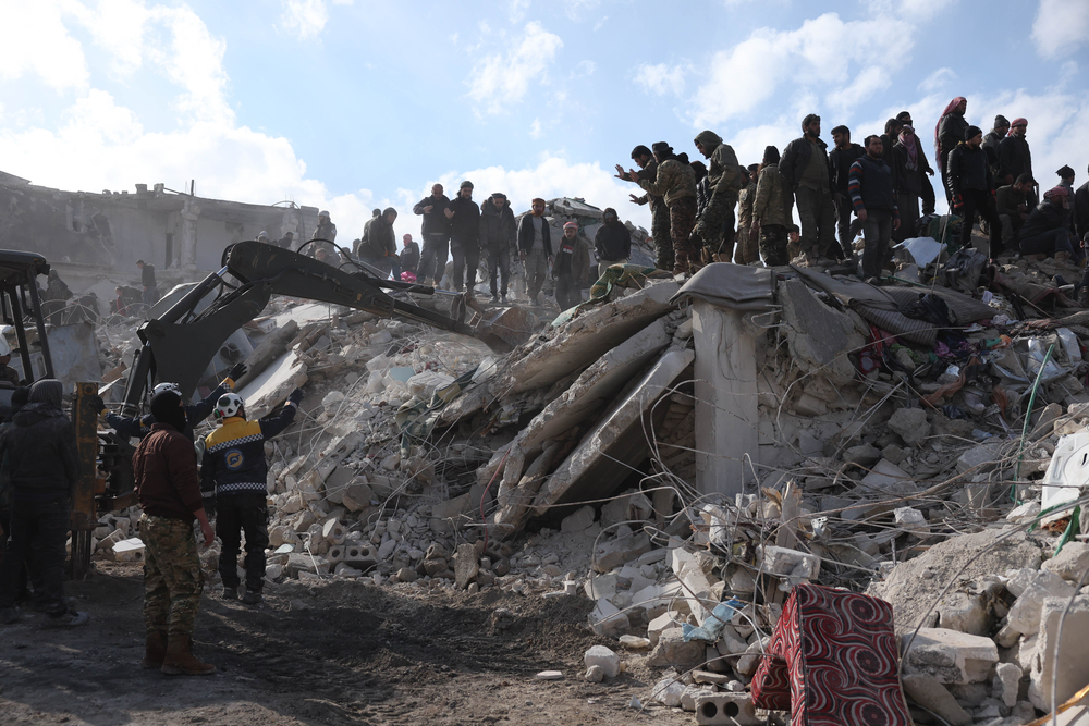 Následky zemětřesení v Sýrii, OMAR HAJ KADOUR, 2023. 