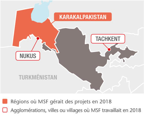 MSF projects in Uzbekistan, 2018 - FR