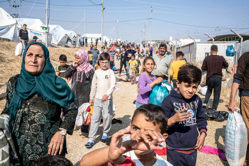 Refugees from North-Eastern Syria in Iraq