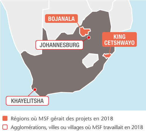 MSF projects in South Africa, 2018 - FR