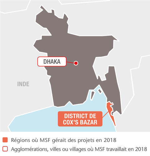 MSF projects in Bangladesh, 2018 - FR