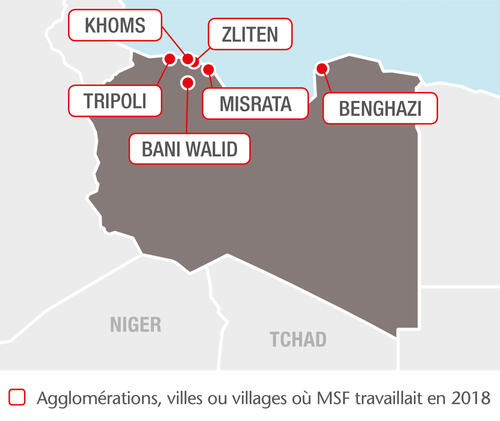 MSF projects in Libya, 2018 - FR