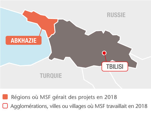 MSF projects in Georgia, 2018 - FR