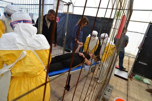 MSF Ebola Training Brussels 2014