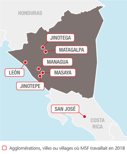 MSF projects in Nicaragua, 2018 - FR