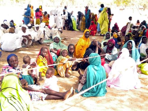 Tissi, Darfur refugees crossed the border