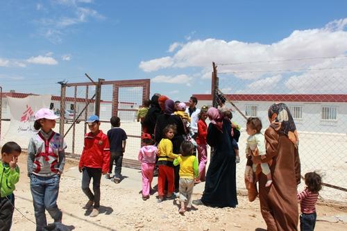 Syrian Refugees in Zaatari camp