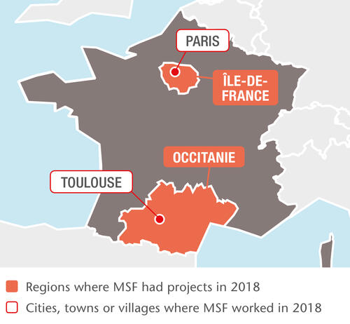 MSF279038 MSF projects in France, 2018 - EN
