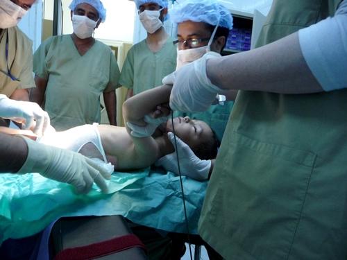 MSF emergency surgical hospital in Aden