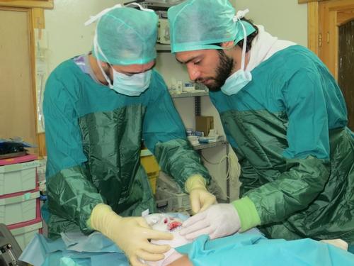 burn patients treated in one MSF hospital in North Syria.