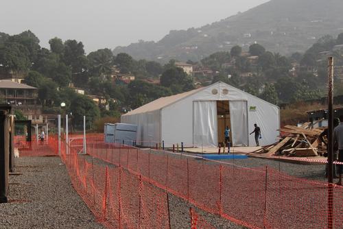 Ebola treatment centre Freetown