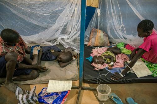 Seeking malaria treatment around Aweil, South Sudan