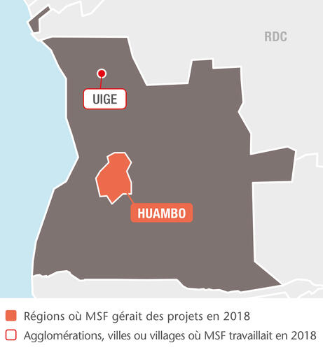 MSF projects in Angola, 2018 - FR