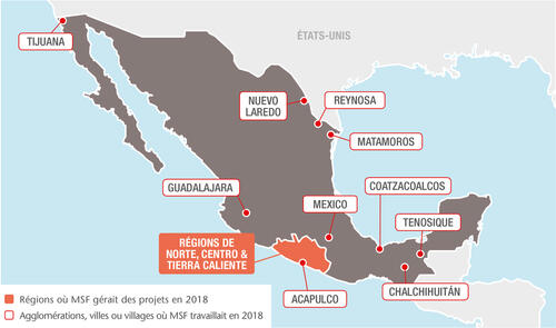 MSF projects in Mexico, 2018 - FR