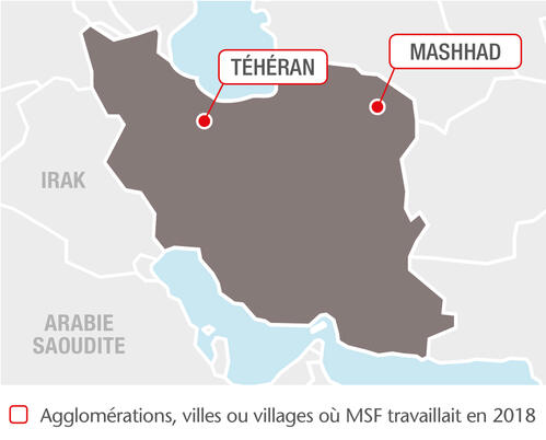MSF projects in Iran, 2018 - FR