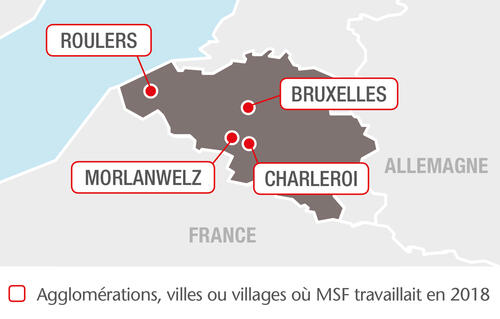 MSF projects in Belgium, 2018 - FR