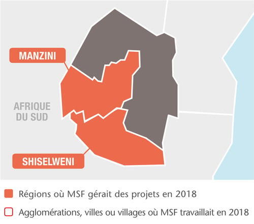 MSF projects in Eswatini, 2018 - FR
