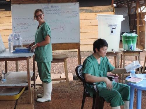 Jenn Duncombe MSF Epidemiologist Kailahun Sierra Leone