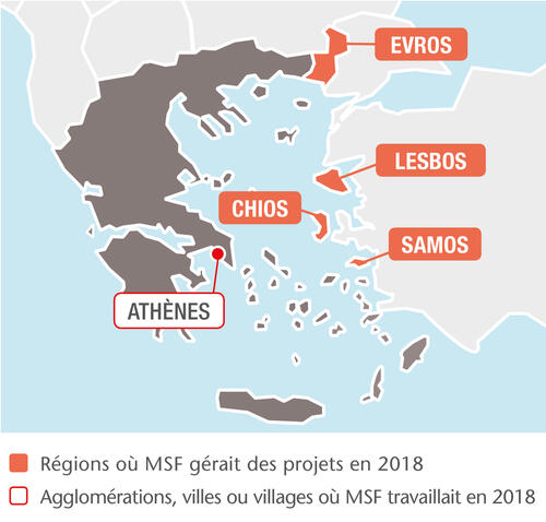 MSF projects in Greece, 2018 - FR