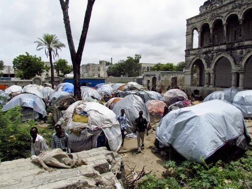 IDP camps in downtown Mogadisho - August 2011